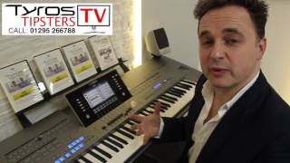 How to do a quick recording on Yamaha Tyros 5  David explains [upl. by Sylas]