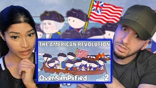 Brits React to The American Revolution  OverSimplified Part 2 [upl. by Adriaens912]