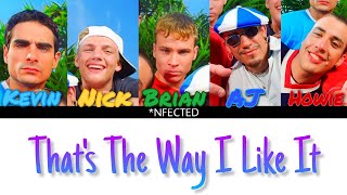 Backstreet Boys  Thats the way I like it Color coded lyrics [upl. by Krissy]