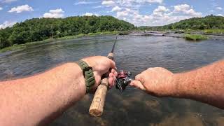 Tallapoosa River Ultra Lite Fishing [upl. by Yrojram]