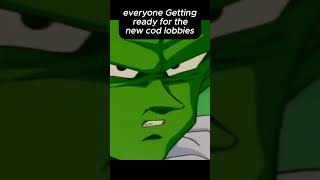 Everyone getting ready for the new cod lobbies dbz dragonball dragonballz dbzabridged tfs [upl. by Robinette365]