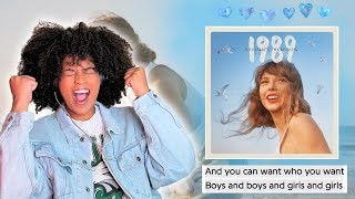 TAYLOR SWIFT with a POP MASTERPIECE 1989 Album Reaction [upl. by Nnyllaf]