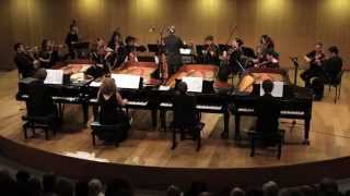 Bach Concerto for 4 Pianos MultipianoTelAviv SoloistsBarak Tal [upl. by Millburn17]