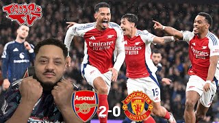 😂 Arsenal 20 Man Utd  Troopz Match Reaction  ALL THAT CHAT FROM UTD FANS FOR NOTHING 😂 [upl. by Eibur]