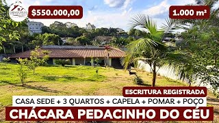 ChÃ¡cara Pedacinho do CÃ©u R550 Mil com 1000 mÂ² em Biritiba Mirim  SP [upl. by Enaht15]