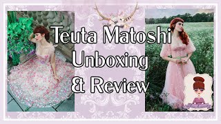 Unboxing Teuta Matoshi Gerbera Daisy and Opalescent Floral Dresses [upl. by Idette168]