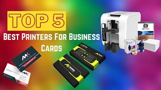 Top 5 Best Printers For Business Cards In 2023 [upl. by Namharludba]