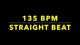 135 BPM Drum Track  Straight Backing Track [upl. by Smeaj]