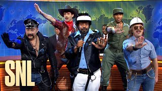 Weekend Update The Village People on Donald Trump Using Their Music  SNL [upl. by Neahs]