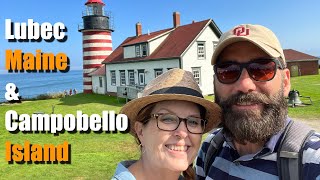 AIRSTREAM LIFE Day Trip to LUBEC Maine 🇺🇸 amp CAMPOBELLO ISLAND New Brunswick 🇨🇦 [upl. by Yert]