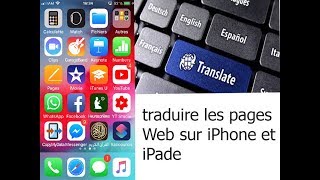 traduire facilement les pages Web sur iPhone et iPade [upl. by Nuncia]