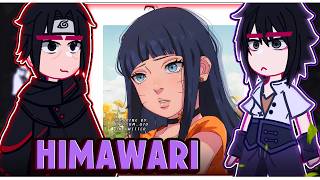 Uchihas reacting to HIMAWARI UZUMAKI \\🇧🇷🇺🇲 ◆Bielly  Inagaki◆ [upl. by Nemzzaj]