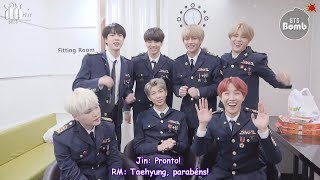 Bangtan Bomb BTS com o MC especial Jin no Gayo Daechukje 2017 da KBS [upl. by Aneehta530]