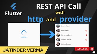 Rest API Call with http and Provider in Flutter [upl. by Merriam675]