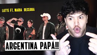 REACCIÓN LATTE  Dalex Lenny Tavárez Sech Justin Quiles Dimelo Flow feat Maria Becerra [upl. by Sheff]