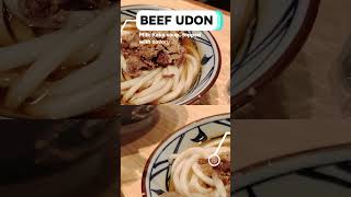 Tried Marugame Udon for the first time marugameudon japanesefood [upl. by Yhcir]