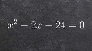 Solving a quadratic by factoring [upl. by Netniuq]