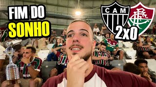 ELIMINADOS DA LIBERTA Atlético 2x0 Fluminense  VLOG NA ARQUIBANCADA l Libertadores 2024 [upl. by Lletnom]