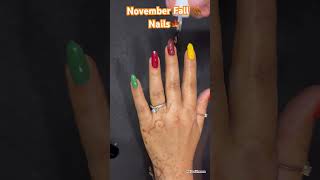 🍁Nail polish for Fall  Fall Nail Trends 🍂 nailpolish shorts nails fallnails naturalnails [upl. by Kelula]