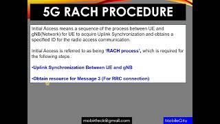 quotDemystifying 5G RACH Procedure A StepbyStep Guide to Random Access Channel Processesquot [upl. by Dragon]