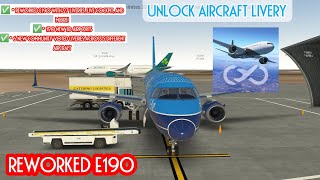 Infinite Flight 2208Reworked E190 Unlock Full Aircraft [upl. by Bogoch]