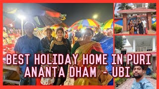 Holiday home in Puri with Kitchen facility l UBI holiday home Ananta Dham at puri Part 1 [upl. by Oranneg685]