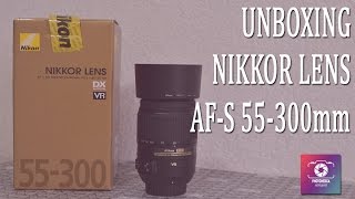 Unboxing Lente Nikkor 55300mm para cámaras Reflex [upl. by Cardinal7]