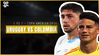 COLOMBIA VS URUGUAY  ¿Quién tiene mejor equipo  SEMIFINAL COPA AMERICA 2024 [upl. by Orna]