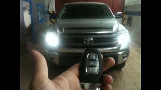 2014 Toyota Tundra Push Start تويوتا تندرا البصمة [upl. by Nylhtac]