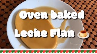 OvenBaked Leche Flan [upl. by Guglielma261]