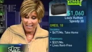 Greg Garavani on Suze Orman  Can I Afford It Epi Leather Louis Vuitton Speedy 30 [upl. by Cinnamon]