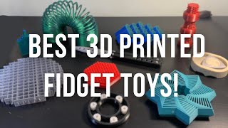 Best 3D PRINTED Fidget Toys 2024 [upl. by Klockau]