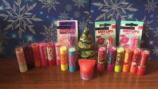 Мои бальзамы Baby Lips от Мейбелин\My Maybelline Baby Lips Collection [upl. by Mcintosh771]