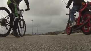 Garelli Ciclone 5v VS Ebike Eva FXC 2 250WP Accelerazione [upl. by Kered]