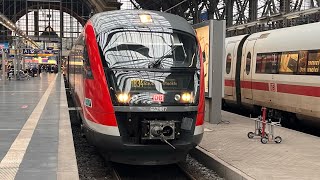 Regionalbahn von Frankfurt am Main nach GlauburgStockheim  RB 34 [upl. by Sinne]