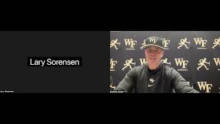 Wake Forest Baseball 93 win over Fordham postgame press conference [upl. by Ahsyen]