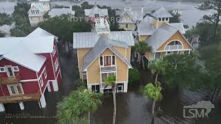 08302023 Steinhatchie FL  Homes Seriously Flooded  Aerials [upl. by Bourne]