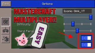 HOW TO JOIN MULTIPLAYER SERVER ON MASTERCRAFT 100 WORKING [upl. by Boylston710]