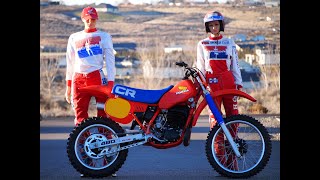 1983 Honda CR480R – 480cc – Vintage Motocross Bike [upl. by Llovera832]