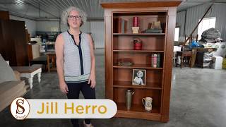 Secret Compartment Furniture  Hidden Secrets in our Tall Bookcase [upl. by Shull]