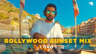 DJ NYK  Bollywood Sunset Mix Italy at Vernazza Cinque Terre  2023 [upl. by Annauqal]