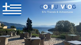 CORFU  DASSIA  GREECE  GREEK ISLANDS  GRECOTEL  HOLIDAY VLOG [upl. by Nirrac]