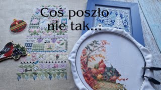 24Haft krzyżykowy i koralikowy 1908 08092024 millhill haftowanie crossstitch [upl. by Ehcnalb]