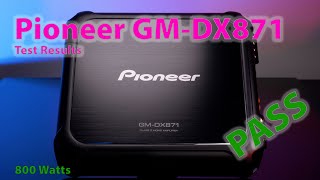 Pioneer GMDX871 Mono Amplifier  800W RMS x1 Ohm  Will it do 800 watts [upl. by Hselin925]