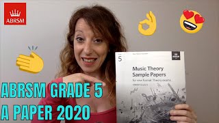 A Paper Grade 5 2020  ABRSM  ANSWERED and EXPLAINED [upl. by Yerhcaz]