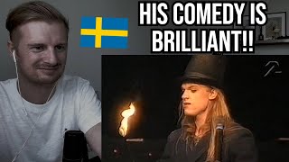 Reaction To Swedish Comedian CarlEinar Häckner Samtal med Häckner [upl. by Bohlen]