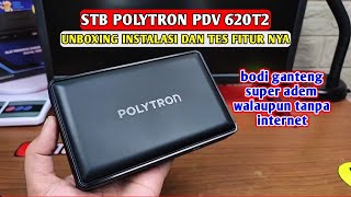 STB POLYTRON PDV 620T2  cara pasang stb polytron pdv 620t2 ke tv [upl. by Ailekat361]