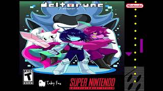 Deltarune Chapter 2  Birdly Battle Smart Race SNES Soundfont Mashup [upl. by Llertak]