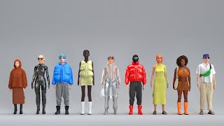 DIGITAL FASHION in Blender [upl. by Aisenet553]