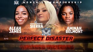 Aleah James vs Aminah Belmont vs Sierra  Ironheart Pro Wrestling Perfect Disaster  102524 [upl. by Nalrah474]